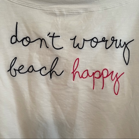 SUNDRY Beach Happy Off Shoulder Pullover In Pigment Paper Size 2 (Medium) - Picture 3 of 10